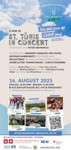 Flyer zu Sankt Tönis in concert